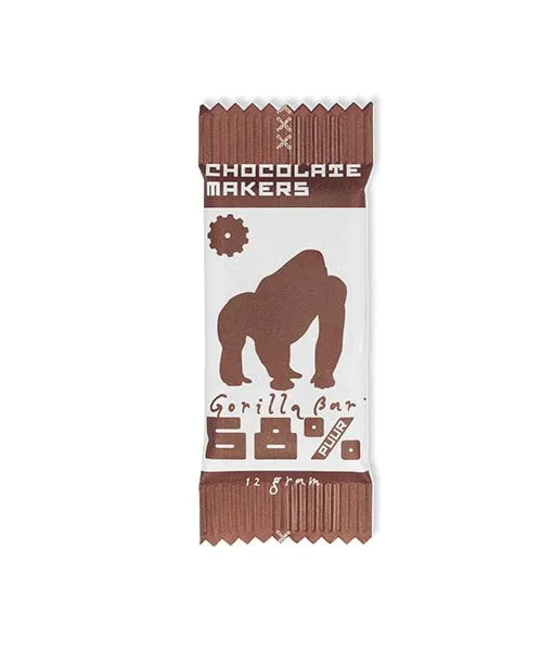 Chocolatemakers Gorilla 68%-os mini szelet