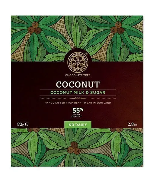 Chocolate Tree kókusztejes 55%-os csokoládé