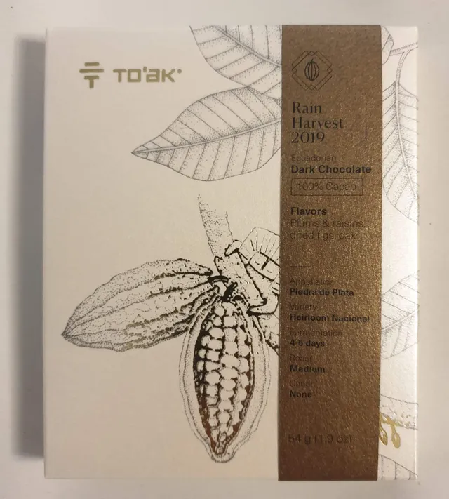 To’ak Signature Rain Harvest 2019 100%-os étcsokoládé